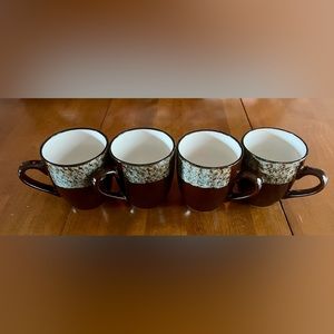 Cuisinart Coffee Cups Brown/Turquise